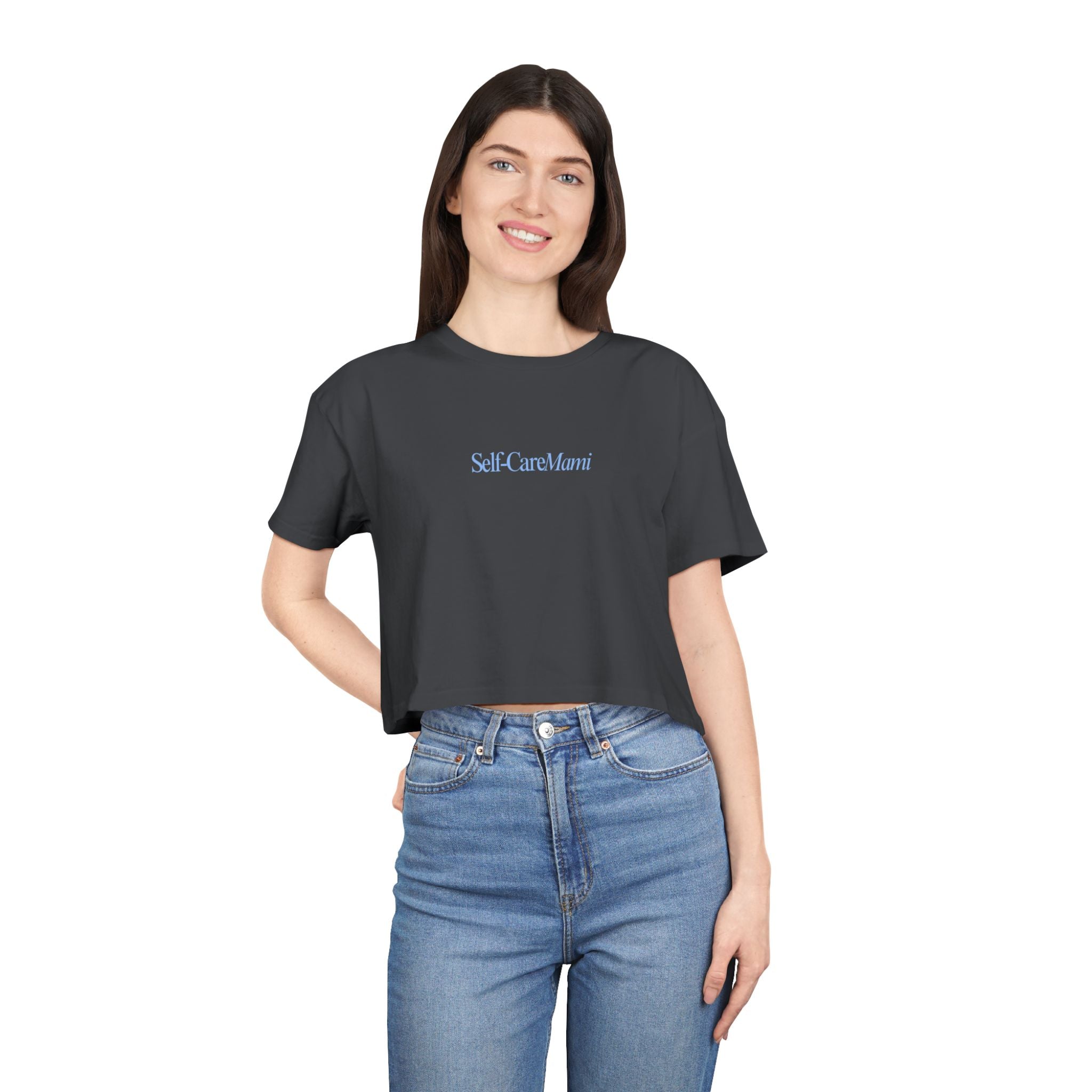Self-CareMami Women's Crop Tee | Cropped T-Shirt