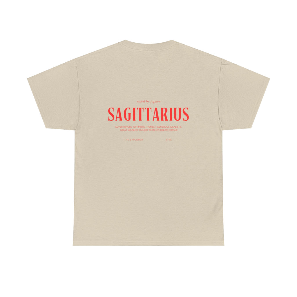 Sagittarius Horoscope Tee | Unisex Heavy Cotton T-Shirt