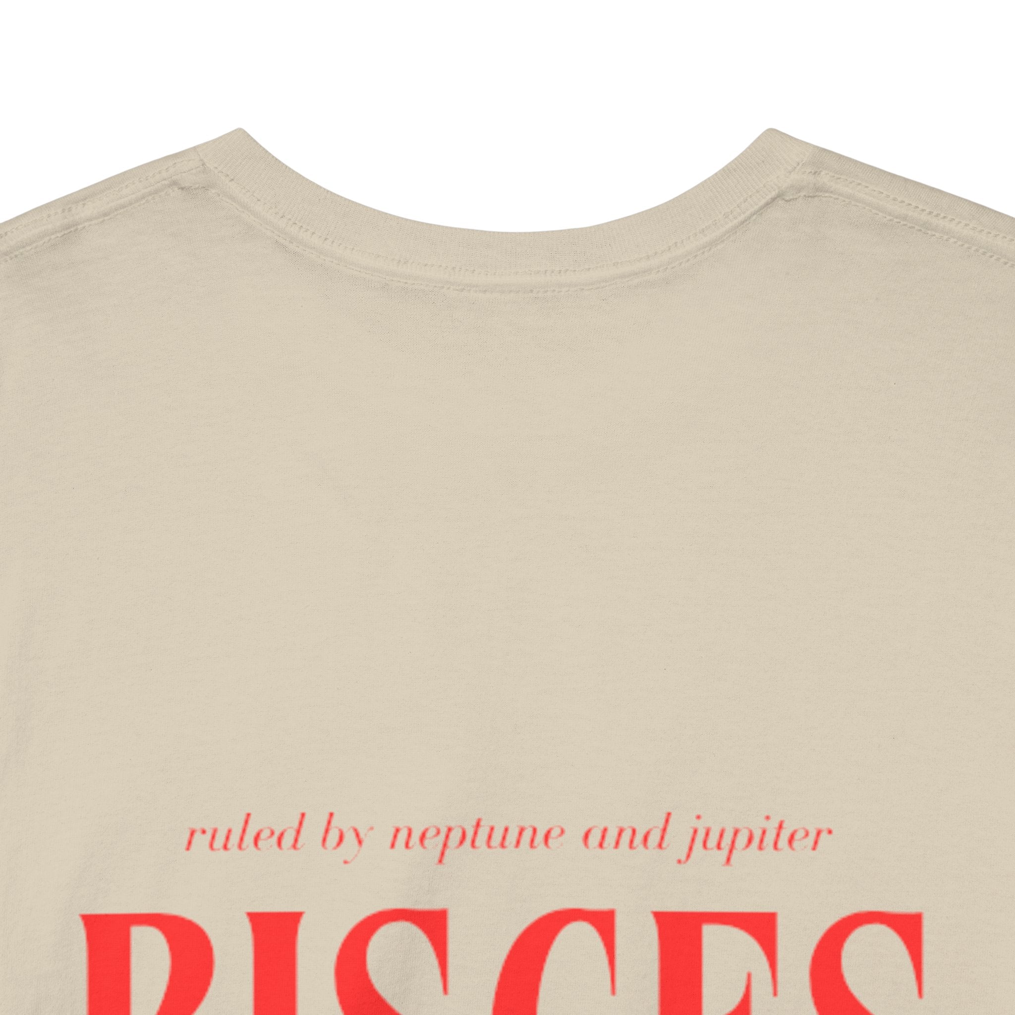 Pisces Horoscope Tee | Unisex Heavy Cotton T-Shirt