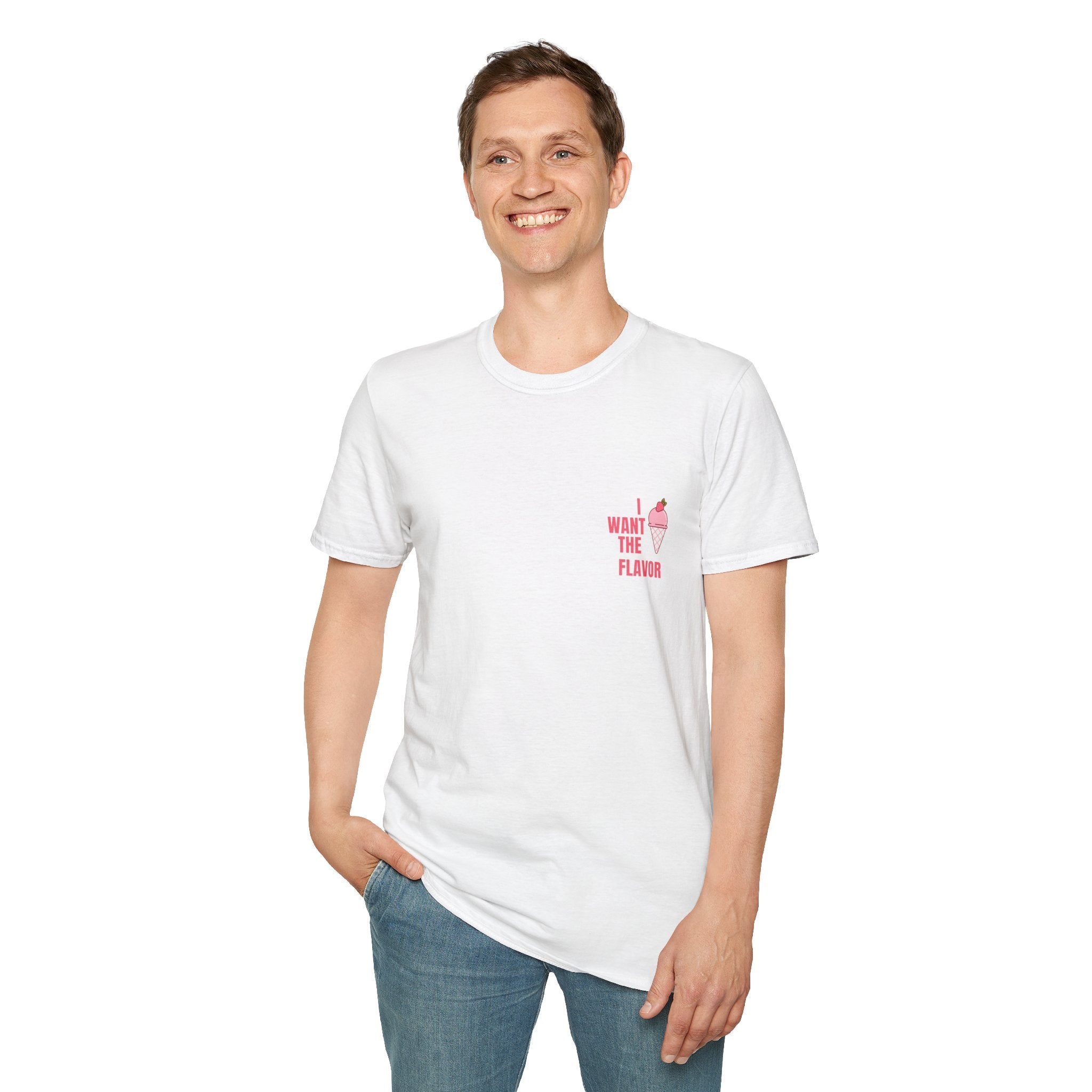 I Want The Flavor Tee | Ice Cream Graphic T-Shirt