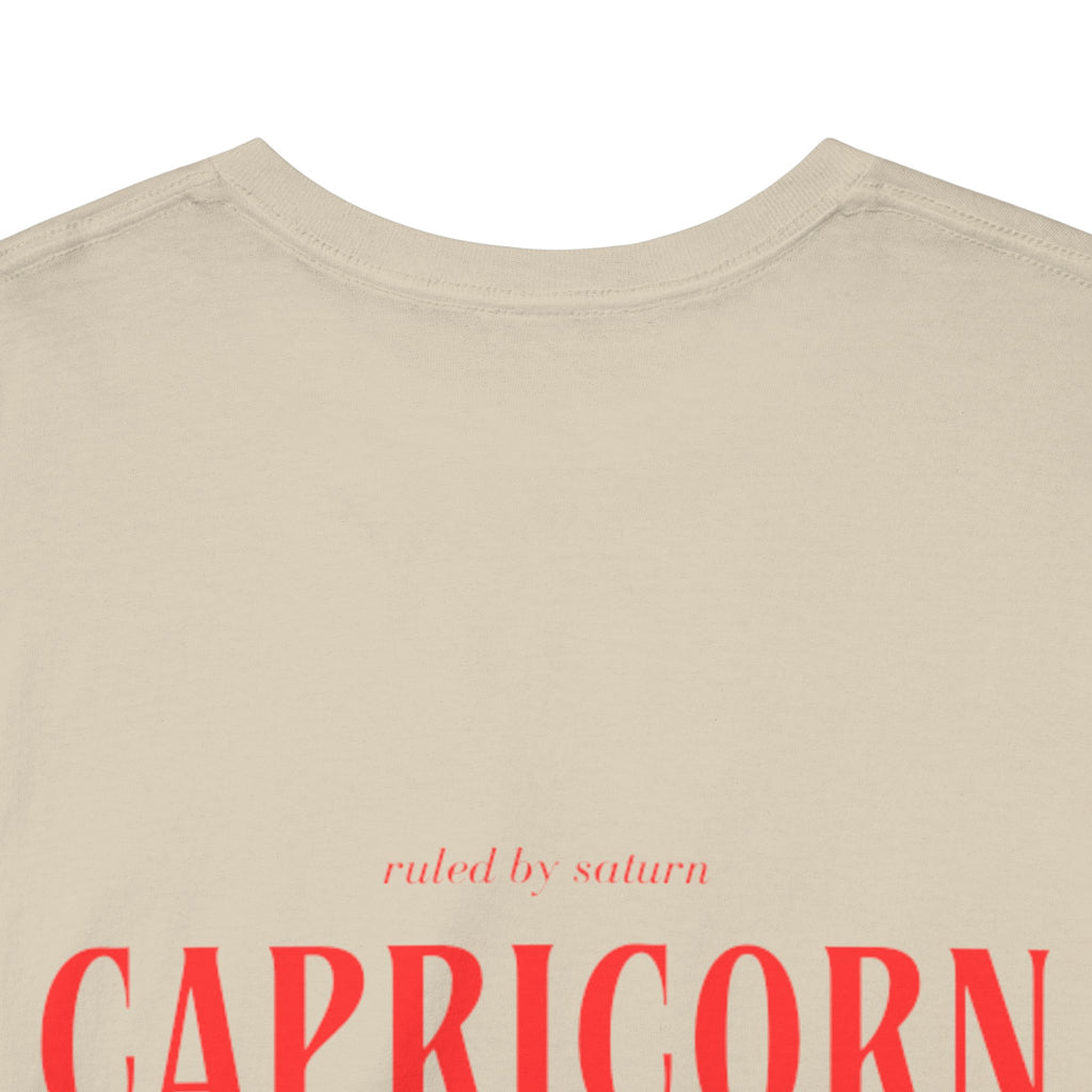 Capricorn Horoscope Tee | Unisex Heavy Cotton T-Shirt
