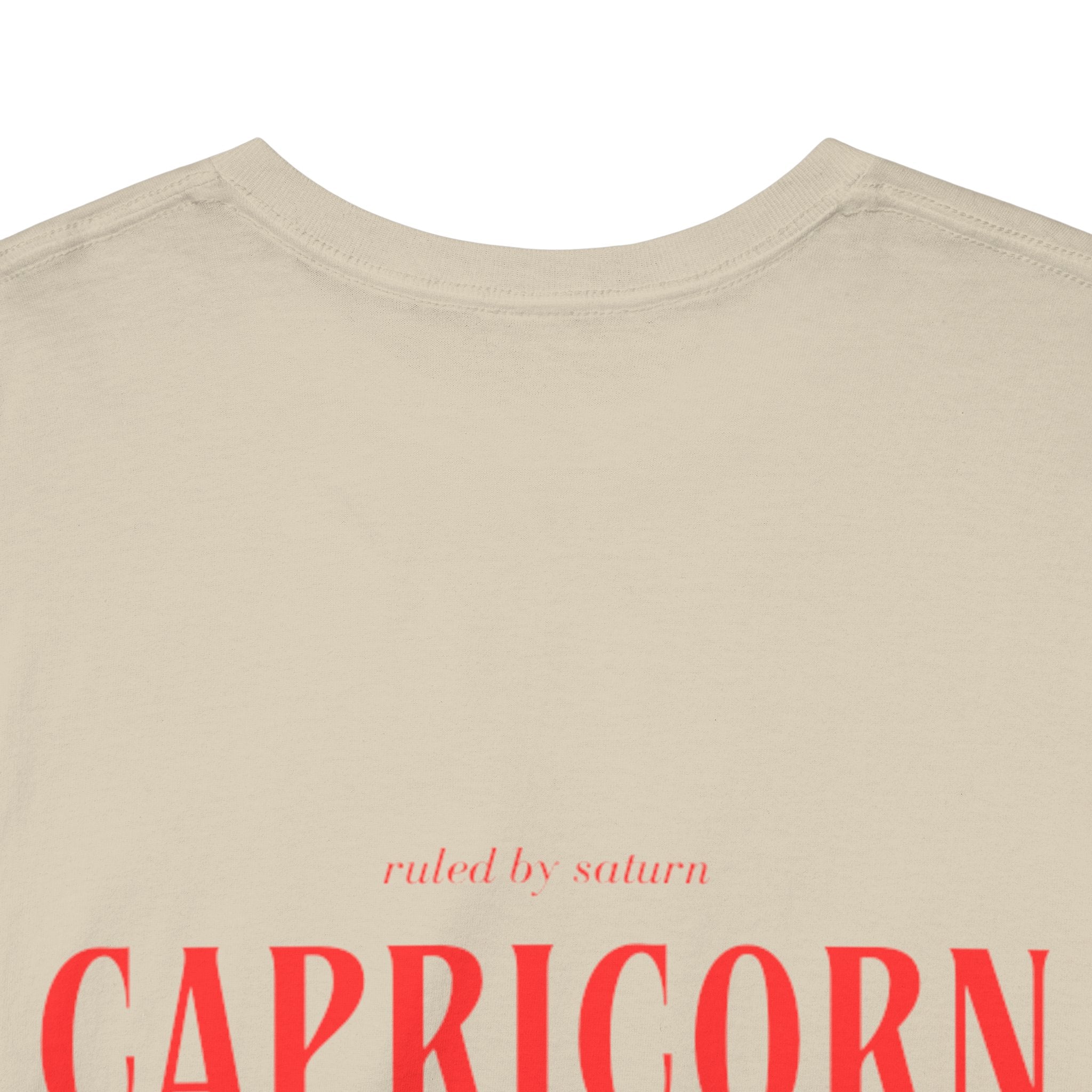 Capricorn Horoscope Tee | Unisex Heavy Cotton T-Shirt