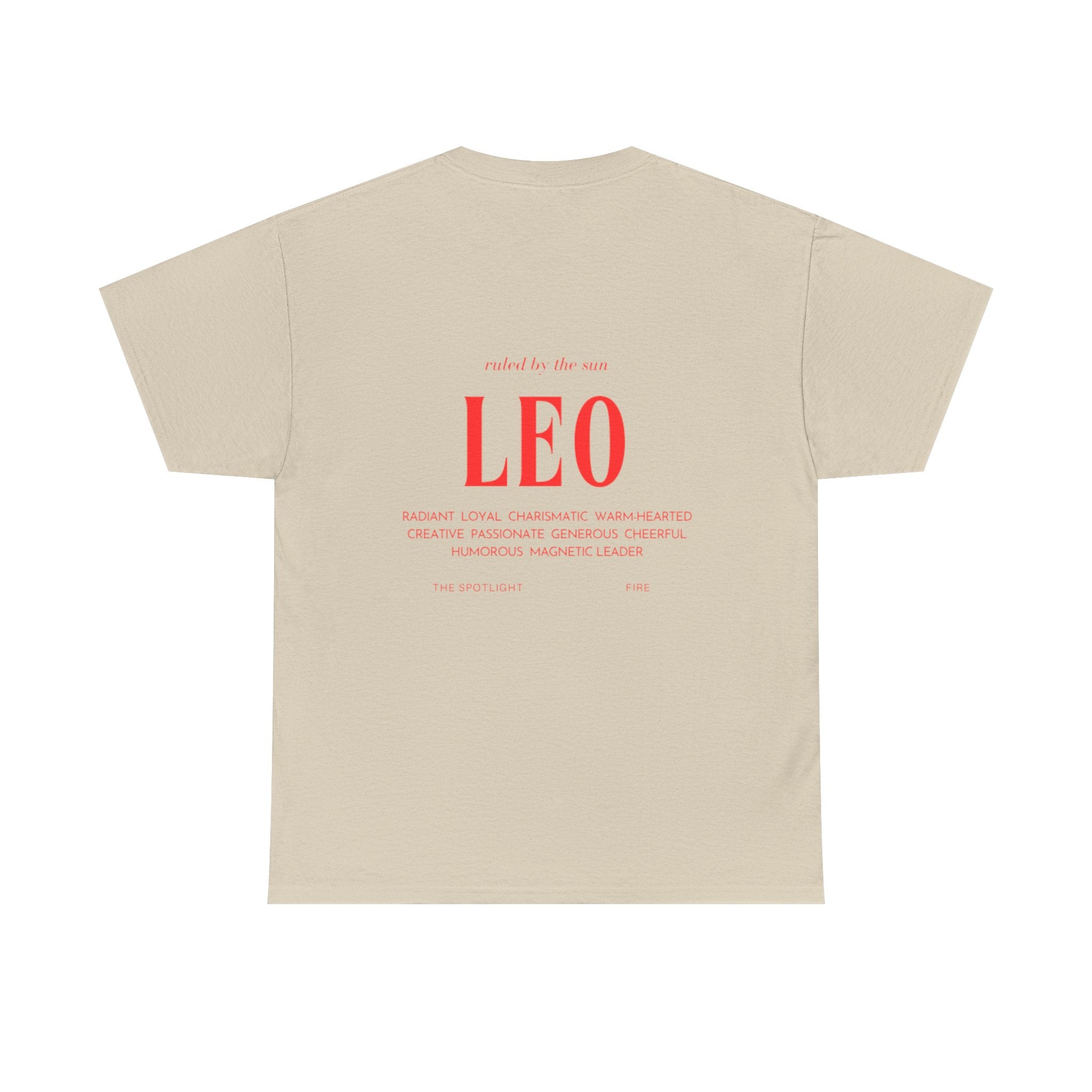 Leo Horoscope Tee | Unisex Heavy Cotton T-Shirt