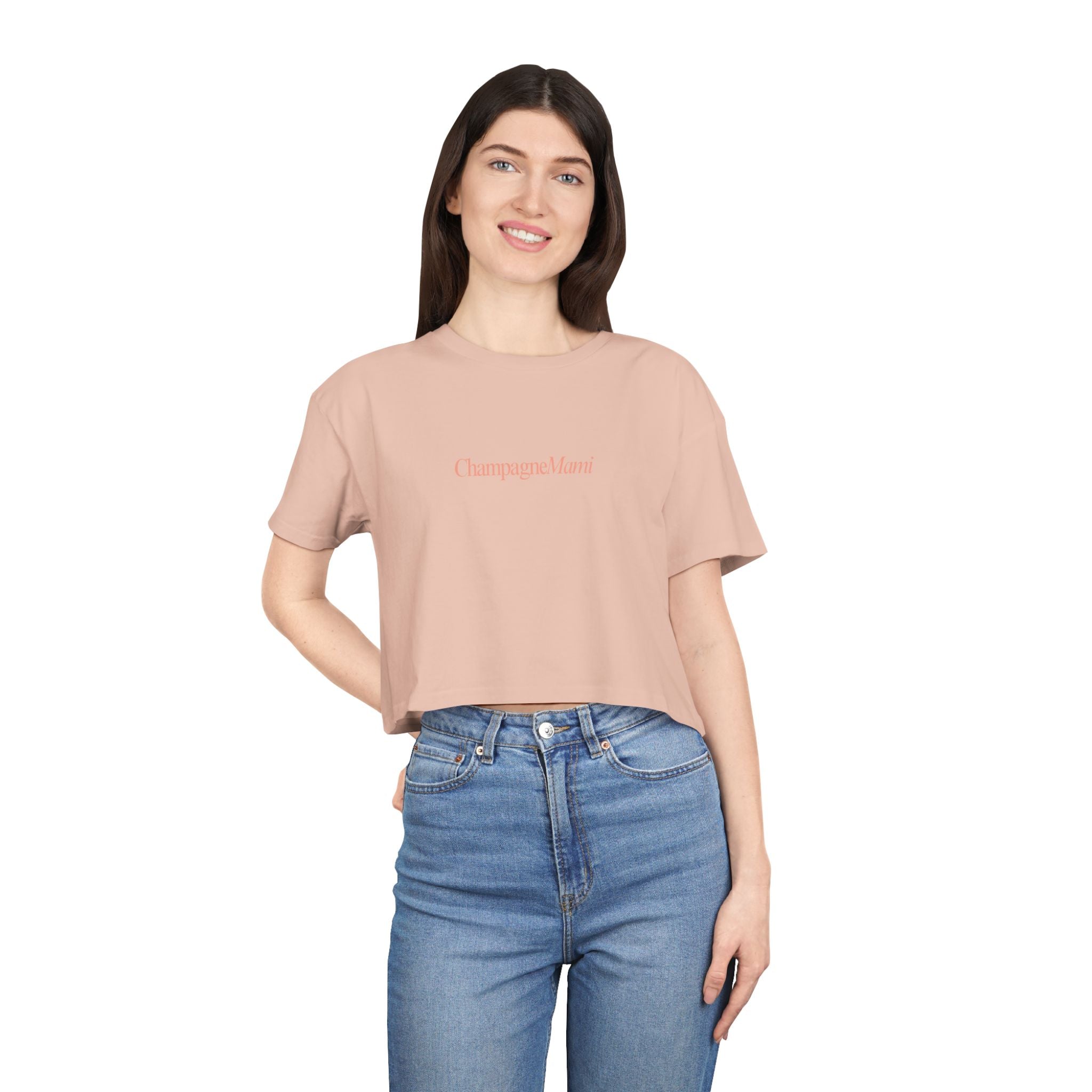 ChampagneMami Women's Crop Tee | Cropped T-Shirt