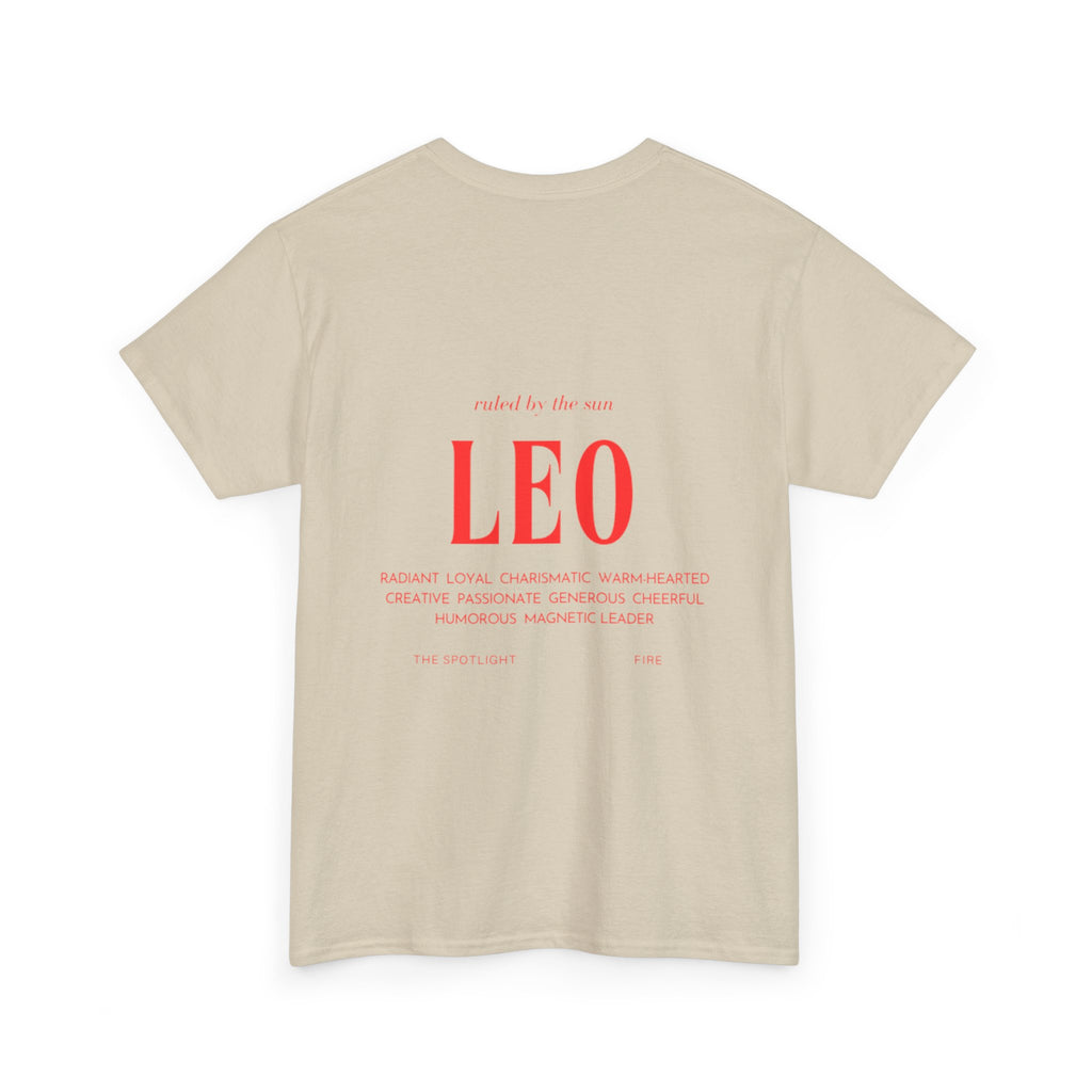 Leo Horoscope Tee | Unisex Heavy Cotton T-Shirt