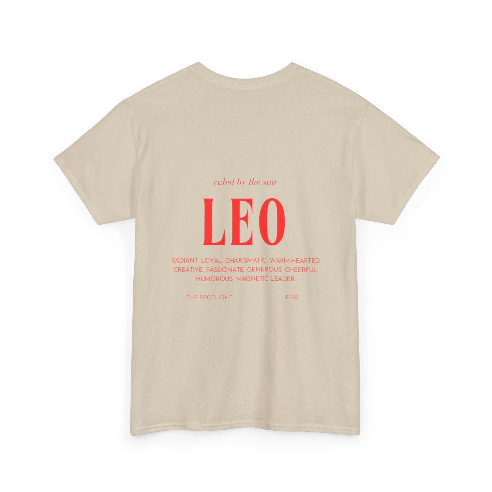Leo Horoscope Tee | Unisex Heavy Cotton T-Shirt