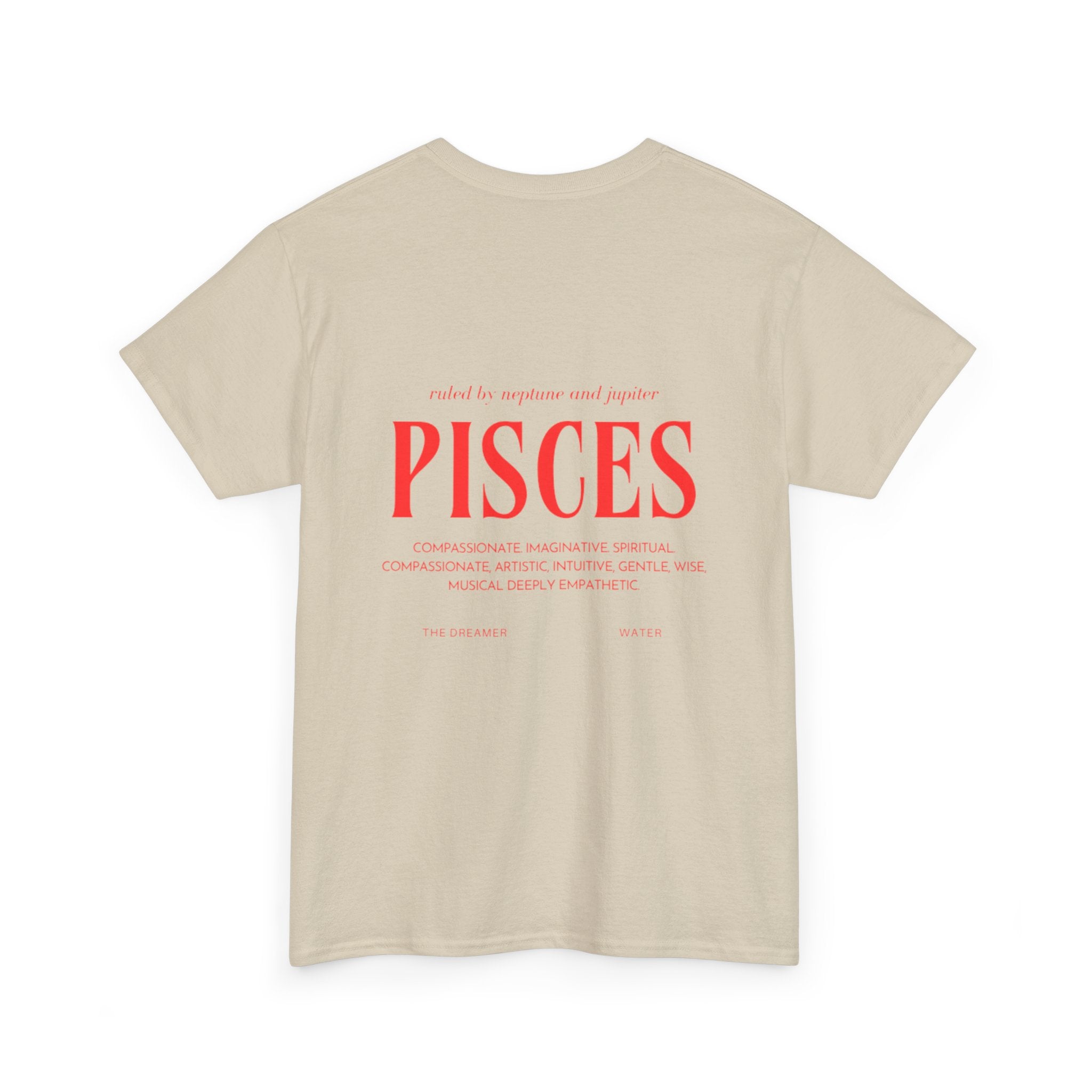 Pisces Horoscope Tee | Unisex Heavy Cotton T-Shirt