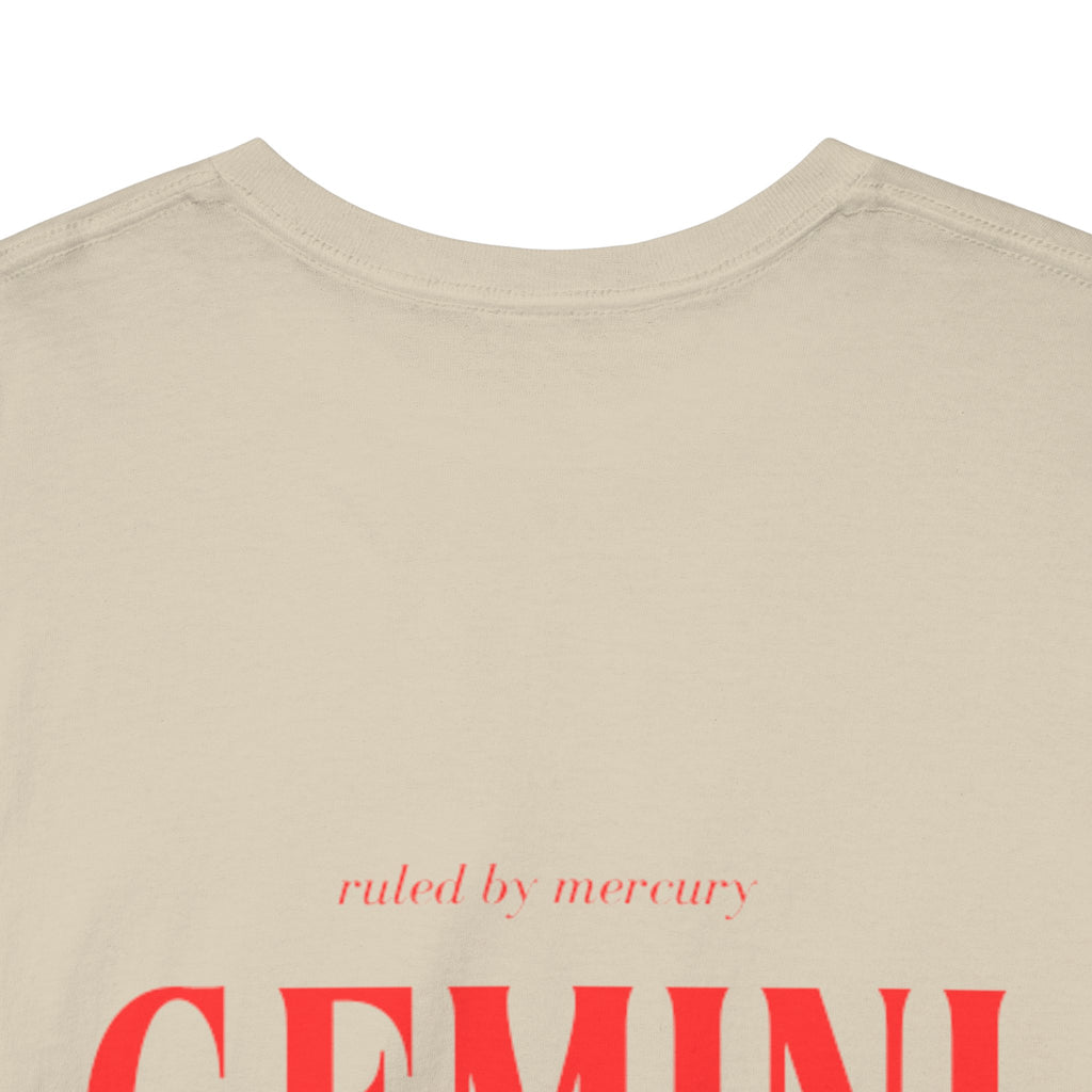 Gemini Horoscope Tee | Unisex Heavy Cotton T-Shirt
