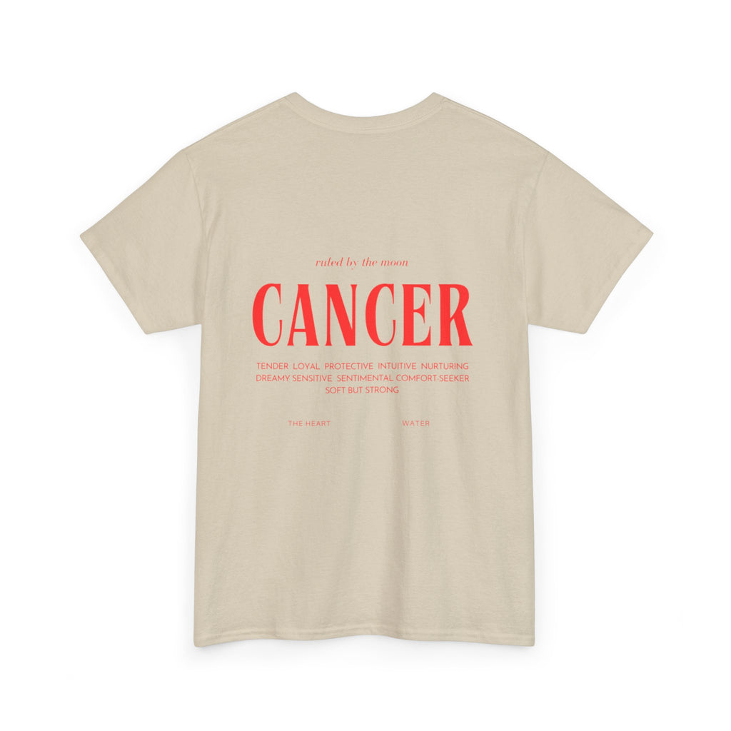 Cancer Horoscope Tee | Unisex Heavy Cotton T-Shirt