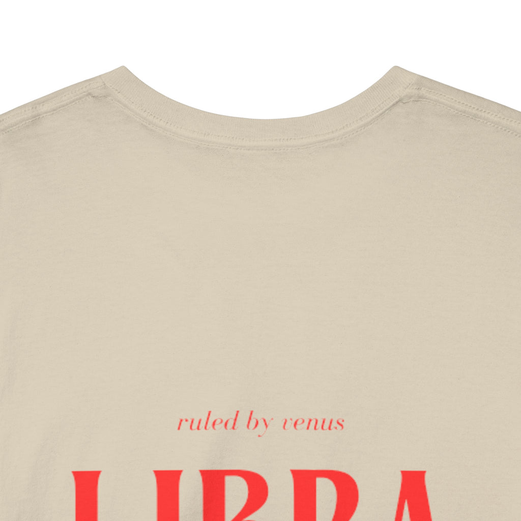 Libra Horoscope Tee | Unisex Heavy Cotton T-Shirt