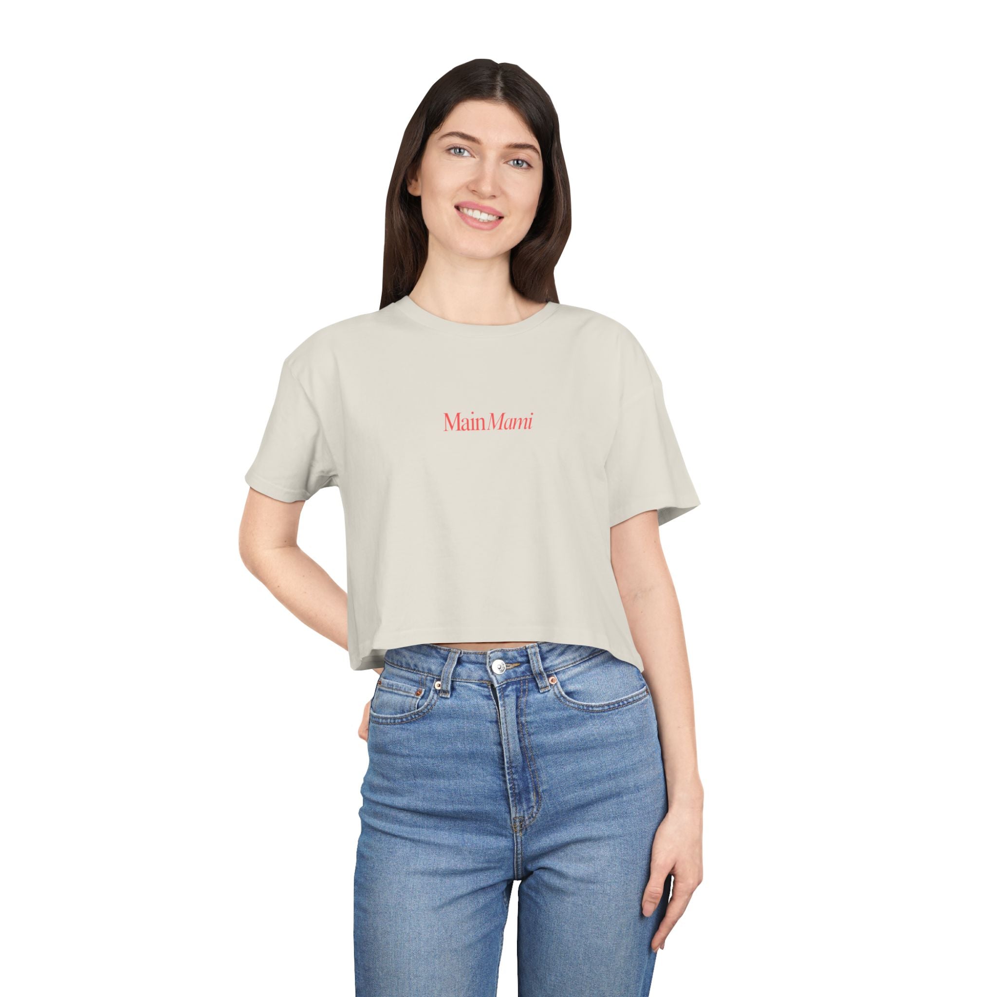 MainMami Women's Crop Tee | Cropped T-Shirt