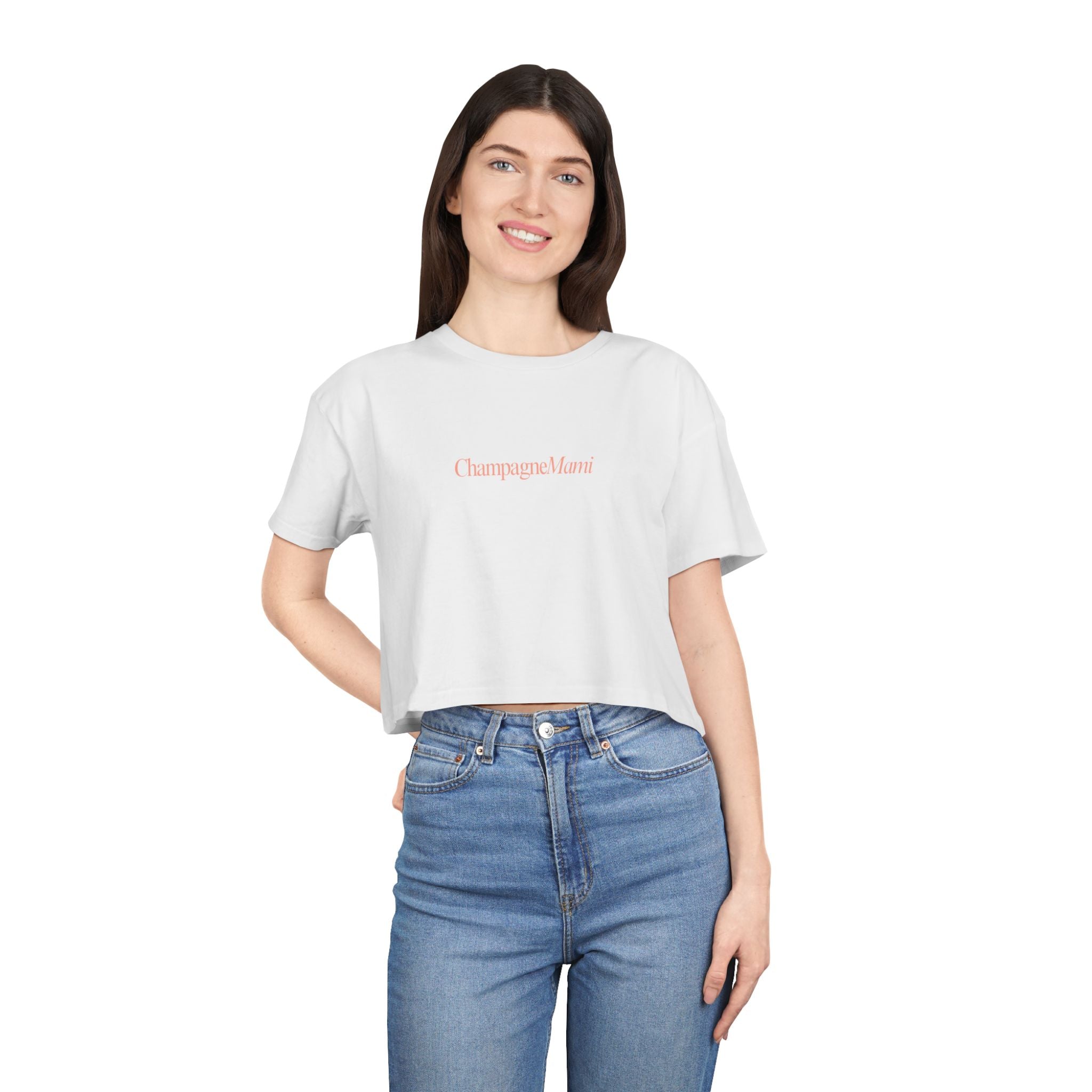 ChampagneMami Women's Crop Tee | Cropped T-Shirt