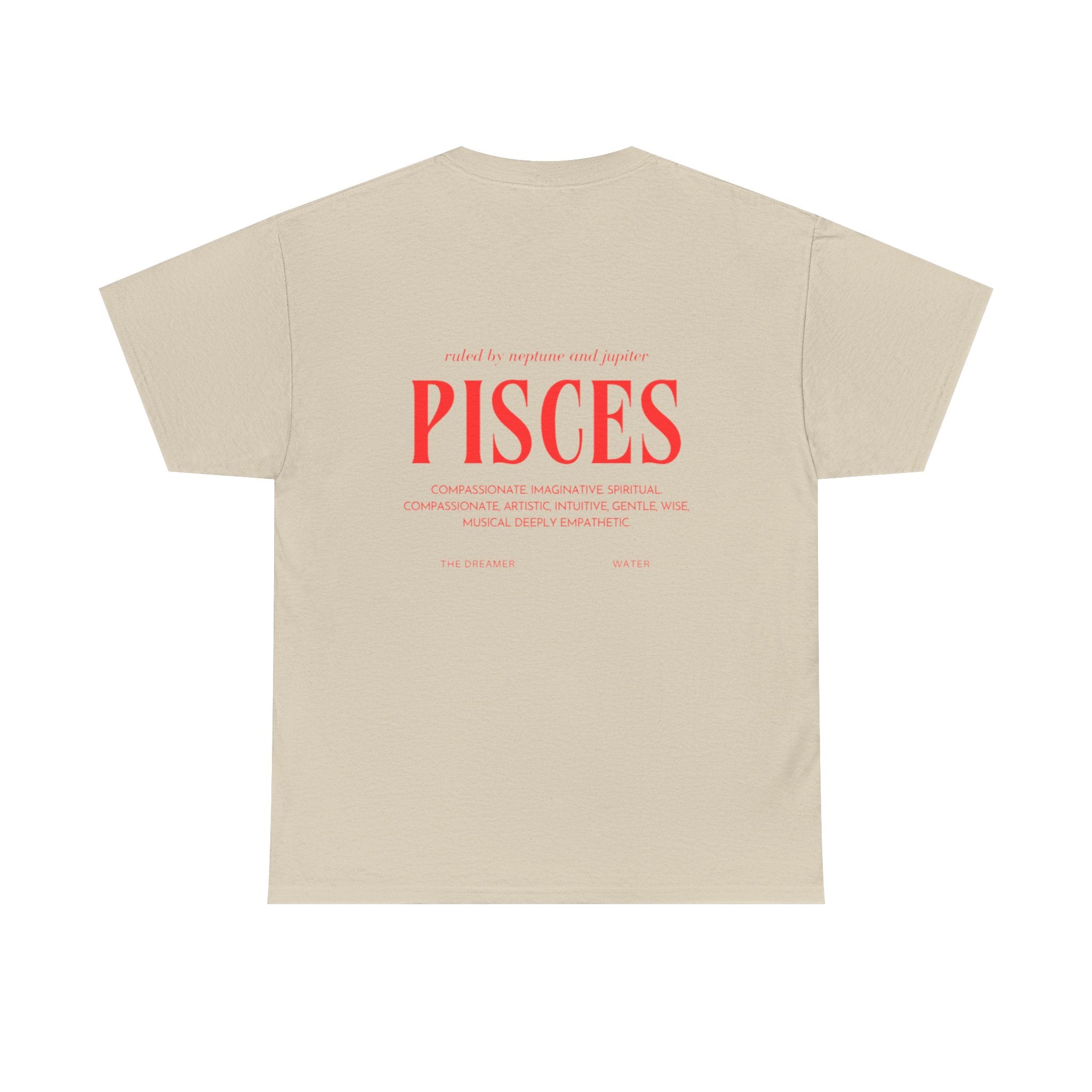Pisces Horoscope Tee | Unisex Heavy Cotton T-Shirt