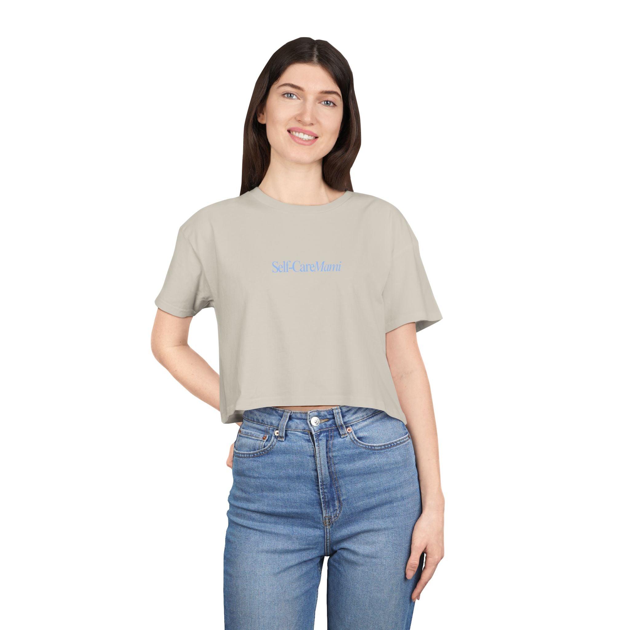 Self-CareMami Women's Crop Tee | Cropped T-Shirt