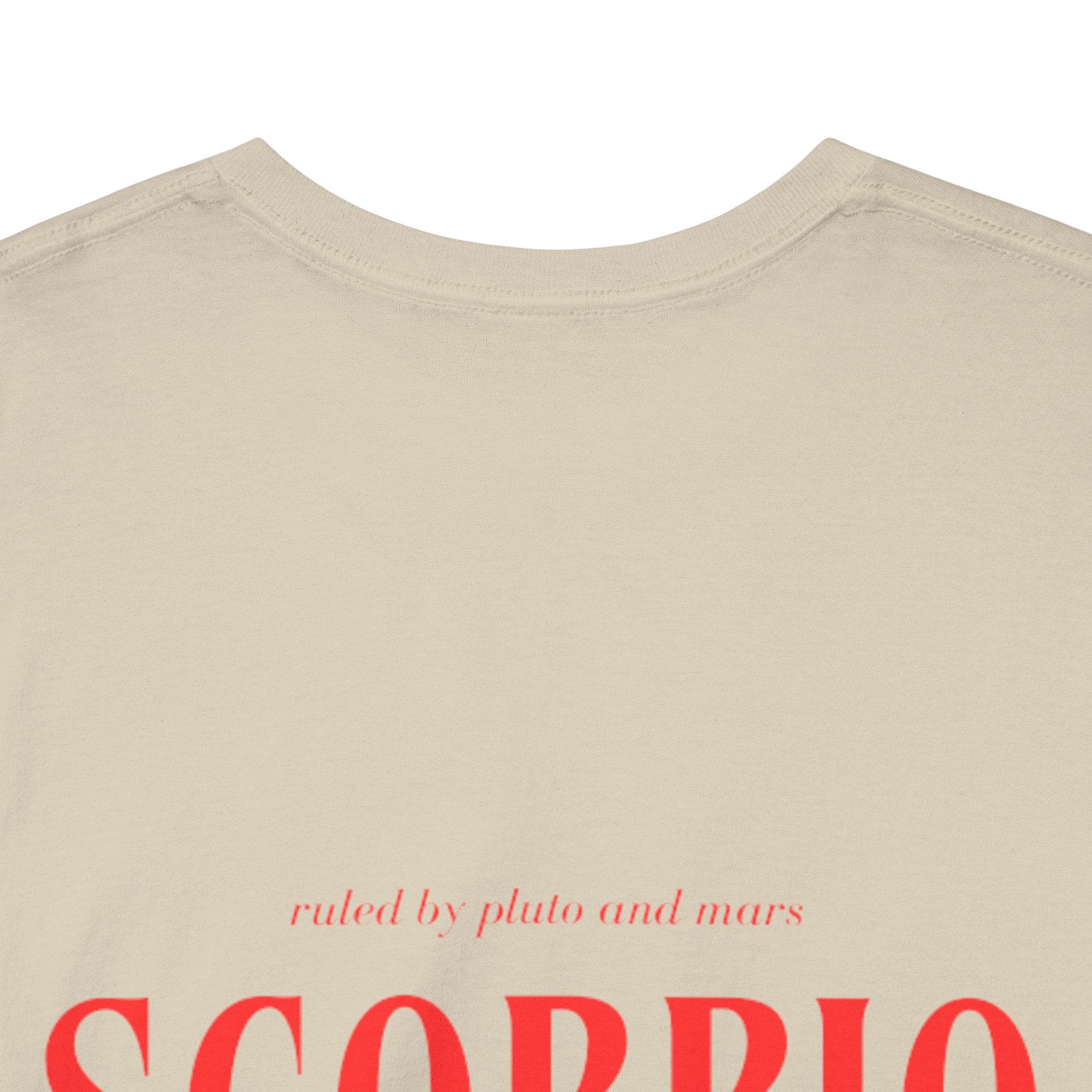 Scorpio Horoscope Tee | Unisex Heavy Cotton T-Shirt
