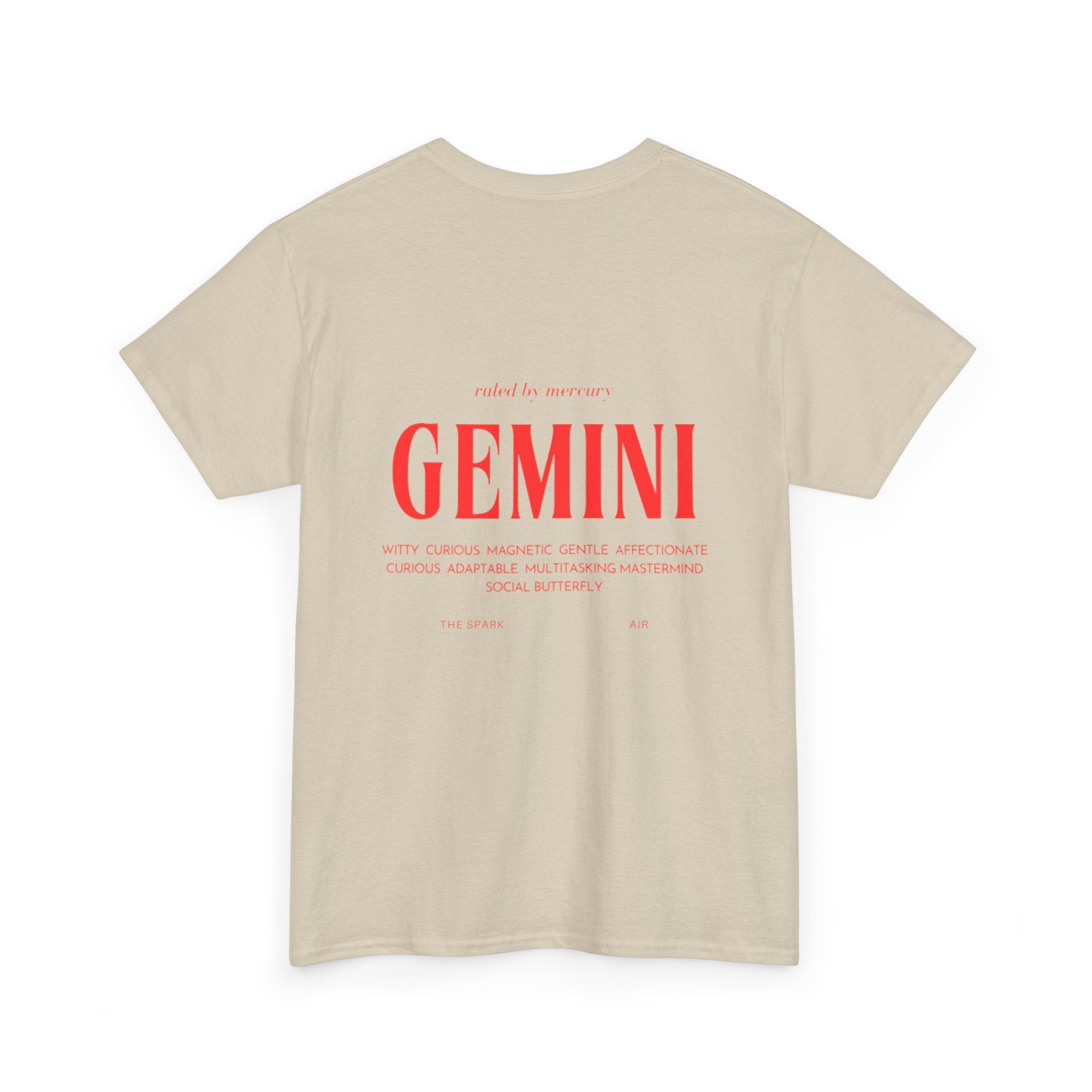 Gemini Horoscope Tee | Unisex Heavy Cotton T-Shirt