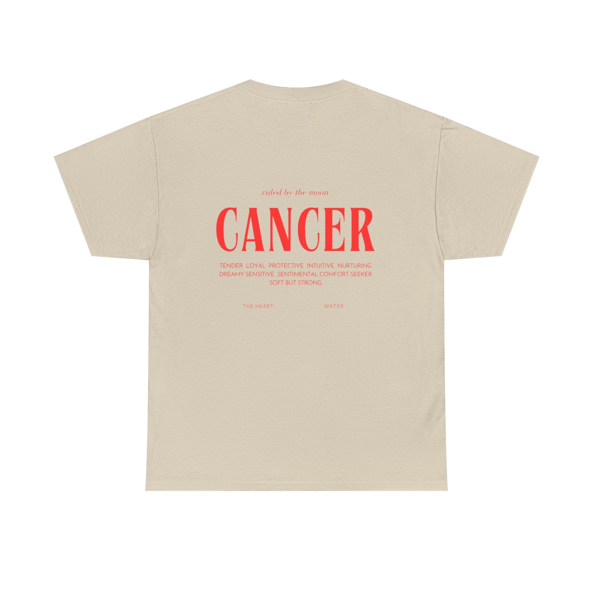 Cancer Horoscope Tee | Unisex Heavy Cotton T-Shirt